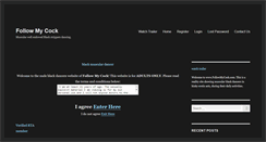 Desktop Screenshot of followmycock.com