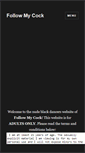 Mobile Screenshot of followmycock.com